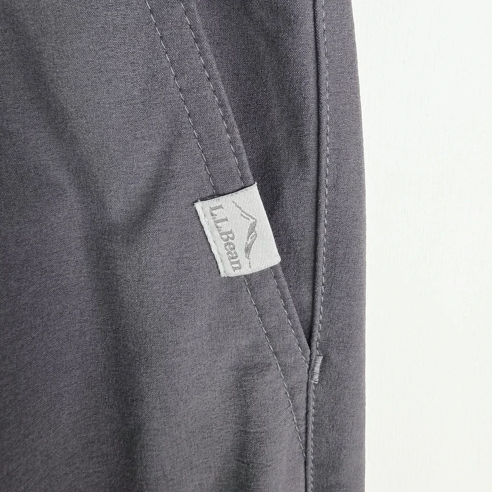 LL Bean Mens Multisport Pants Gray Size 2XL Stretch Performance UPF Quick Dry